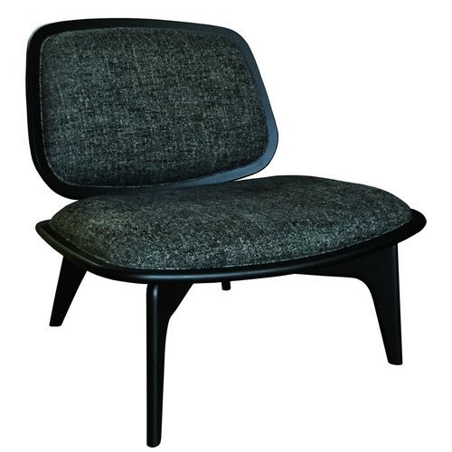 Chauffeuse contemporaine - Nordik - PH Collection - en tissu / en bois massif / grise