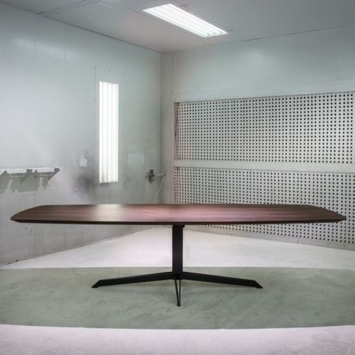 Table à manger contemporaine - Flo Caron - PH Collection - en bois / en céramique / avec piètement en acier
