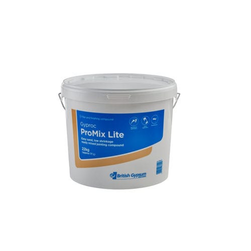 Mortier de ragréage - GYPROC PROMIX LITE - British Gypsum Limited  - de jointoiement / pour isolation thermique par l'extérieur ITE / de ciment