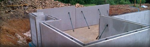 Prémur en béton armé - BASEMENTS - Cornish Concrete Products 