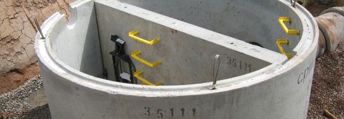 Regard d'égout en béton - OVERFLOW CHAMBERS - CPM Group Ltd 
