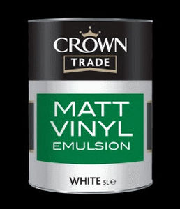 Primaire pour maçonnerie - MATT VINYL   - Crown Paints  - vinylique / d'intérieur