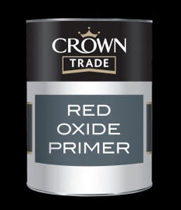 Primaire pour métal - RED OXIDE - Crown Paints  - glycéro / antirouille