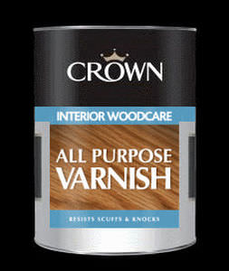Vernis de protection - ALL PURPOSE  - Crown Paints  - pour bois / satiné