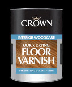 Vernis de protection - QUICK DRYING FLOOR - Crown Paints  - pour bois / satiné