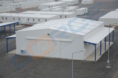 Bâtiment préfabriqué - EARLY WORKS AND FACILITIES CONSTRUCTION - DORCE Prefabricated Building & Construction Industry Trade Inc.  - temporaire / sur remorque / en acier