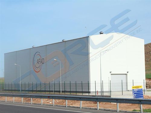 Hangar industriel - LOGISTICS WAREHOUSE FOR AFAD - DORCE Prefabricated Building & Construction Industry Trade Inc. 