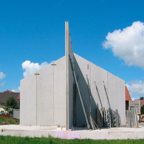 Prémur en béton préfabriqué - precast double wall - EBAWE Anlagentechnik GmbH 