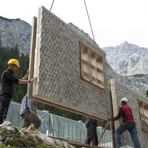 Prémur en béton préfabriqué - EBAWE Anlagentechnik GmbH  - avec isolation intégrée