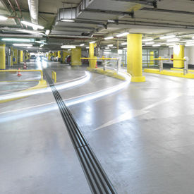 Caniveau à fente - FILCOTEN PARKLINE - Elkington Gatic  - grille en inox / pour parking