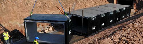 Dalot en béton préfabriqué - BOX CULVERTS - F P McCann Ltd 