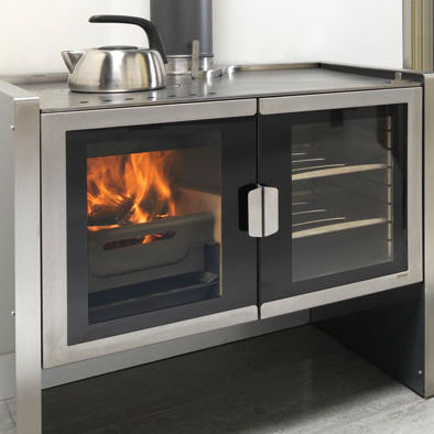 Poêle à bois - RAZEN - Firebelly Stoves  - 5 kW - 10 kW / contemporain / en métal