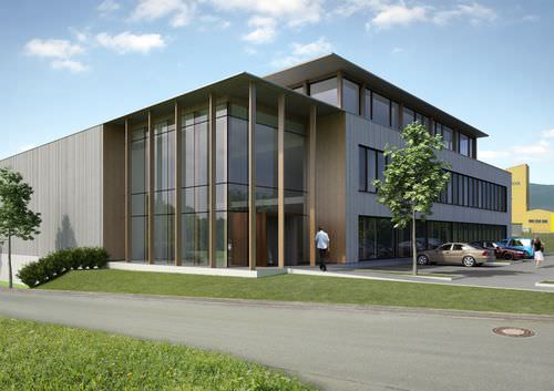 Bâtiment préfabriqué - Haring Engineering Ltd  - en bois / à usage industriel / contemporain