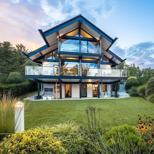 Maison préfabriquée - EXTENSION SAMPLE 3 - Huf Haus  - moderne / avec terrasse / à bois