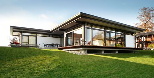 Maison préfabriquée - MODUM BUNGALOW SAMPLE 7 - Huf Haus  - écologique / contemporaine / de plain-pied