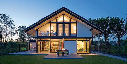 Maison écologique - MODUM 8 SAMPLE 1 - Huf Haus  - contemporaine / à 2 étages / individuelle