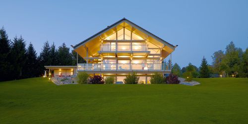 Maison préfabriquée - ART 5 SAMPLE 1 - Huf Haus  - écologique / moderne / à 2 étages