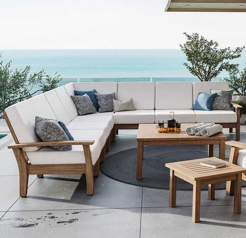 Canapé modulable - Haven  - Barlow Tyrie - contemporain / de jardin / en Sunbrella®
