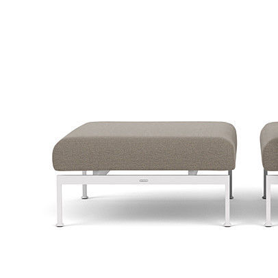 Ottoman contemporain - Layout  - Barlow Tyrie - en Sunbrella® / carré / tapissé