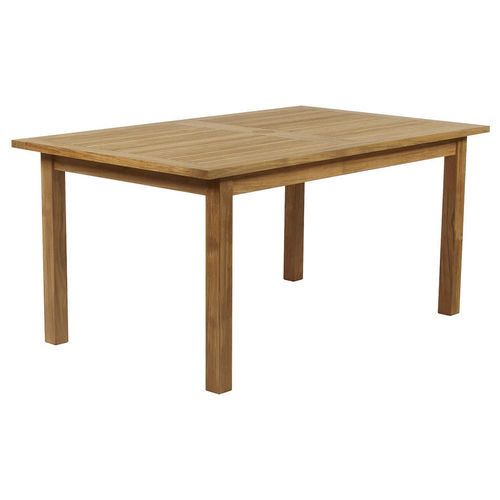 Table à manger contemporaine - Monaco  - Barlow Tyrie - en teck / avec piètement en teck / rectangulaire