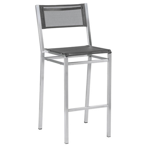 Chaise de bar contemporaine - Equinox  - Barlow Tyrie - d'extérieur / en Textilene® / avec piètement en acier inoxydable