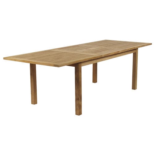 Table à manger contemporaine - Monaco  - Barlow Tyrie - en teck / avec piètement en teck / rectangulaire