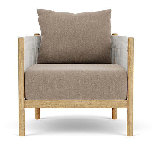Fauteuil contemporain - Cocoon - Barlow Tyrie - en Sunbrella® / en teck / en aluminium peint