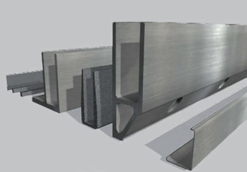 Système de fixation en métal - GLASS U - AALCO METALS LIMITED - pour panneaux