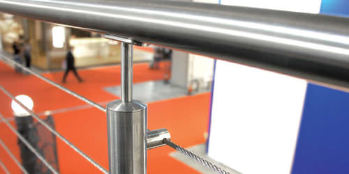 Garde-corps en métal - ROPE - AALCO METALS LIMITED - en câble / d'intérieur / pour escalier