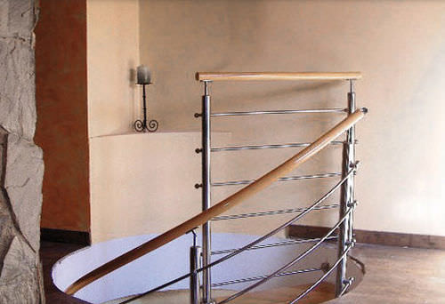 Main courante en bois - AALCO METALS LIMITED - en acier inox