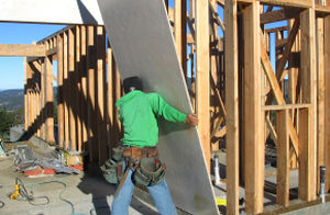 Panneau de construction OSB - FLAMEBLOCK® - LP Building Products (Louisiana-Pacific Corp.)  - pour mur