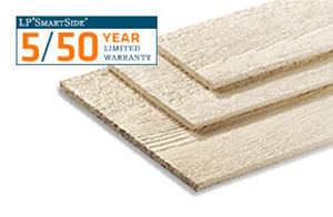 Bardage en panneaux - SMARTSIDE® LAP - LP Building Products (Louisiana-Pacific Corp.)  - en bois / rainuré