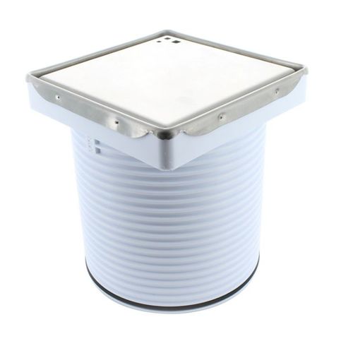 Siphon de sol en inox - SG series - Marley Plumbing & Drainage  - de terrasse / carré