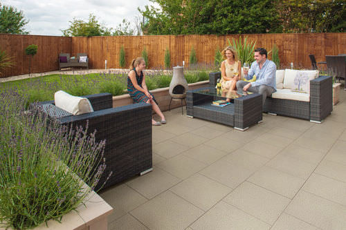 Carrelage en béton - WILDWOOD - Marshalls plc  - poli / d'extérieur / de jardin