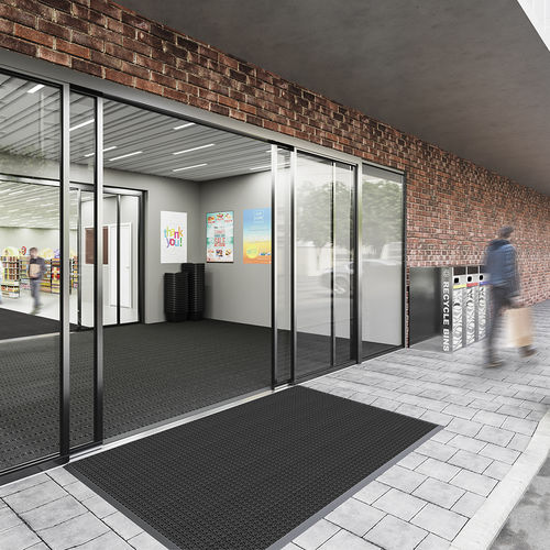 Tapis d'entrée pour établissement public - OBEX™ GRID - Milliken Contract  - pour bâtiment / en vinyle / synthétique