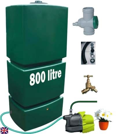 Cuve de récupération d'eau de pluie - RWH-WTP800-GAK1 - RainWater Harvesting - aérienne