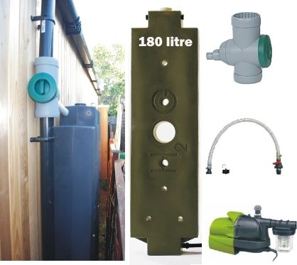 Cuve de récupération d'eau de pluie - HOG-180-GK - RainWater Harvesting - aérienne