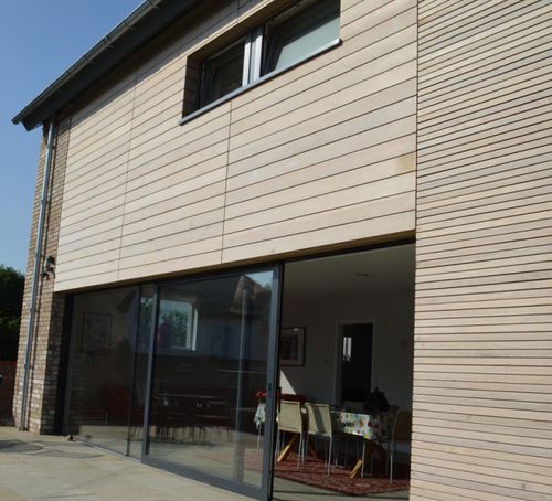 Bardage en lames - WESTERN NO.2 CLEAR RAINSCREEN  - Silva Timber Products  - en cèdre / rainuré