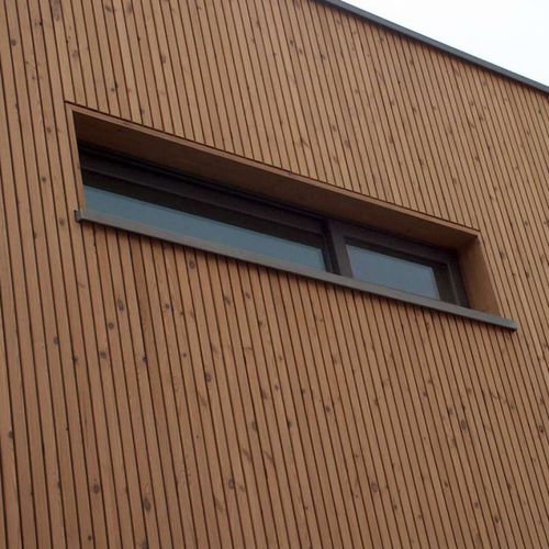 Bardage en lames - THERMOWOOD® MICROLINE Channel  - Silva Timber Products  - en cèdre / rainuré