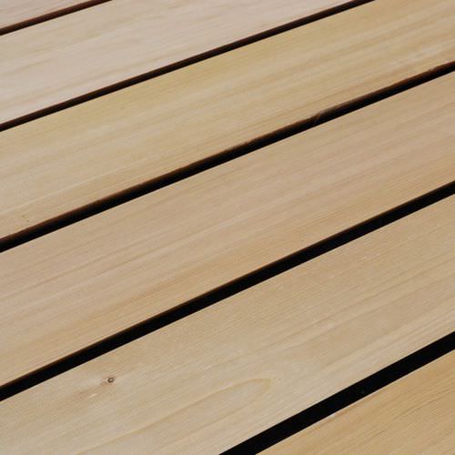 Bardage en lames - WESTERN NO.4 CLEAR MICROLINE CHANNEL - Silva Timber Products  - en cèdre / rainuré