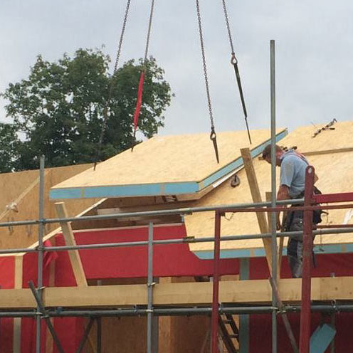 Système de toiture en métal - SIP Energy Homes  - modulaire / de profilé métallique / avec panneau isolant
