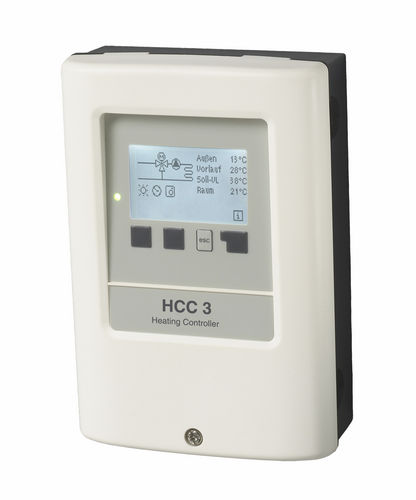 Régulateur de chauffage mural - HCC 3 - SOREL GmbH Mikroelektronik 