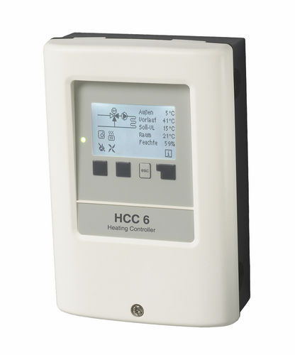 Régulateur de chauffage mural - HCC 6 - SOREL GmbH Mikroelektronik 