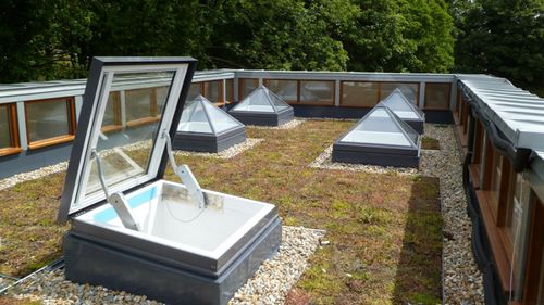 Lanterneau pour toiture-terrasse - ROKE PRIMARY SCHOOL - Sunsquare Limited 