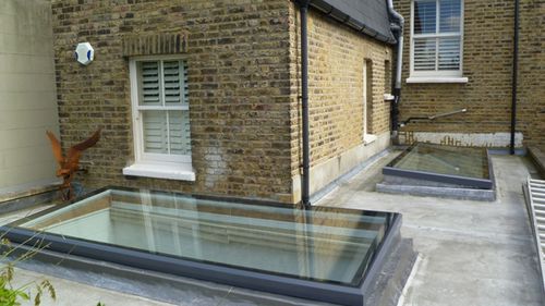 Lanterneau pour toiture-terrasse - PRIVATE CLIENT : LONDON SW18 - Sunsquare Limited 