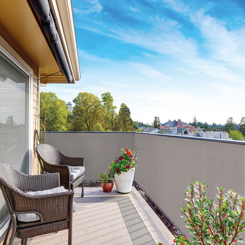 Brise-vue en grille - SOLEADO DUO - Tenax UK Ltd  - en polyéthylène haute densité (PEHD)