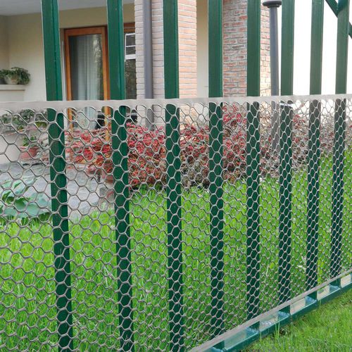 Maille métallique en polyéthylène haute densité - EXAGON - Tenax UK Ltd  - pour clôture / pour balcon / à maille hexagonale