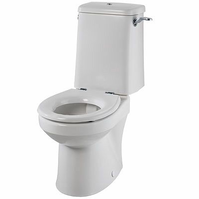 WC à poser - SOLA: SA1968WH - Twyford Bathrooms  - en céramique / avec manette / sans bride