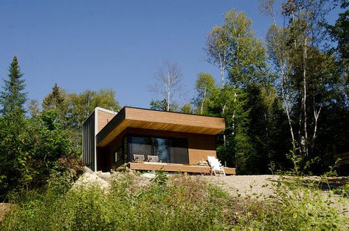 Micro-maison préfabriquée - LANAUDIÈRE - Faberca - modulaire / contemporaine / écologique