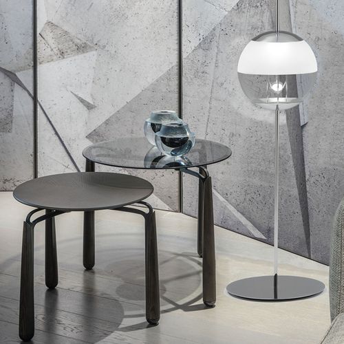 Lampe sur pied - CHRISTIE - nahoor - en métal / en verre de Murano / contemporaine